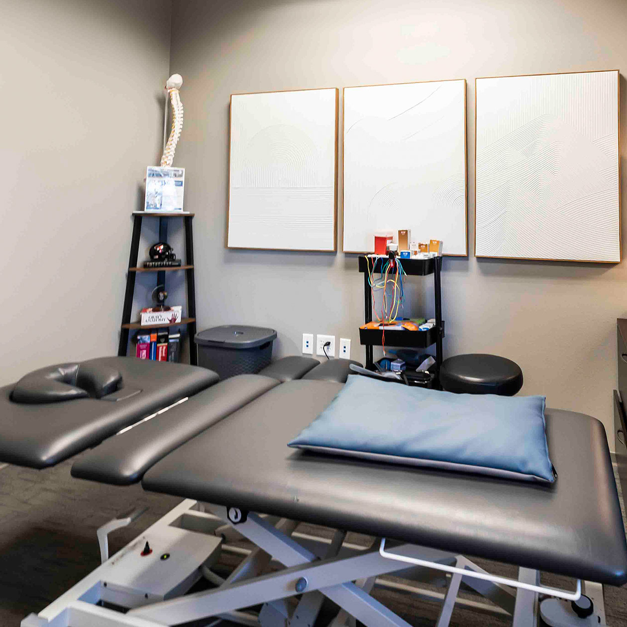 Physical therapy session